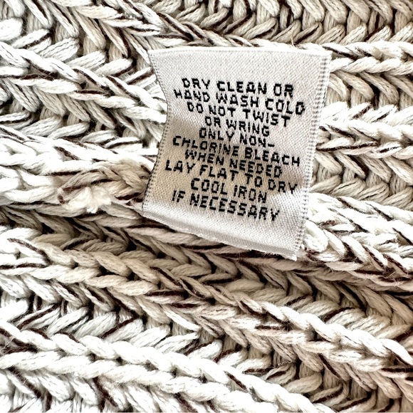 Cache Vintage 90s Baby Doll Crop Swing Sweater Buttons Bell Sleeve Chunky Knit M - Picture 9 of 9